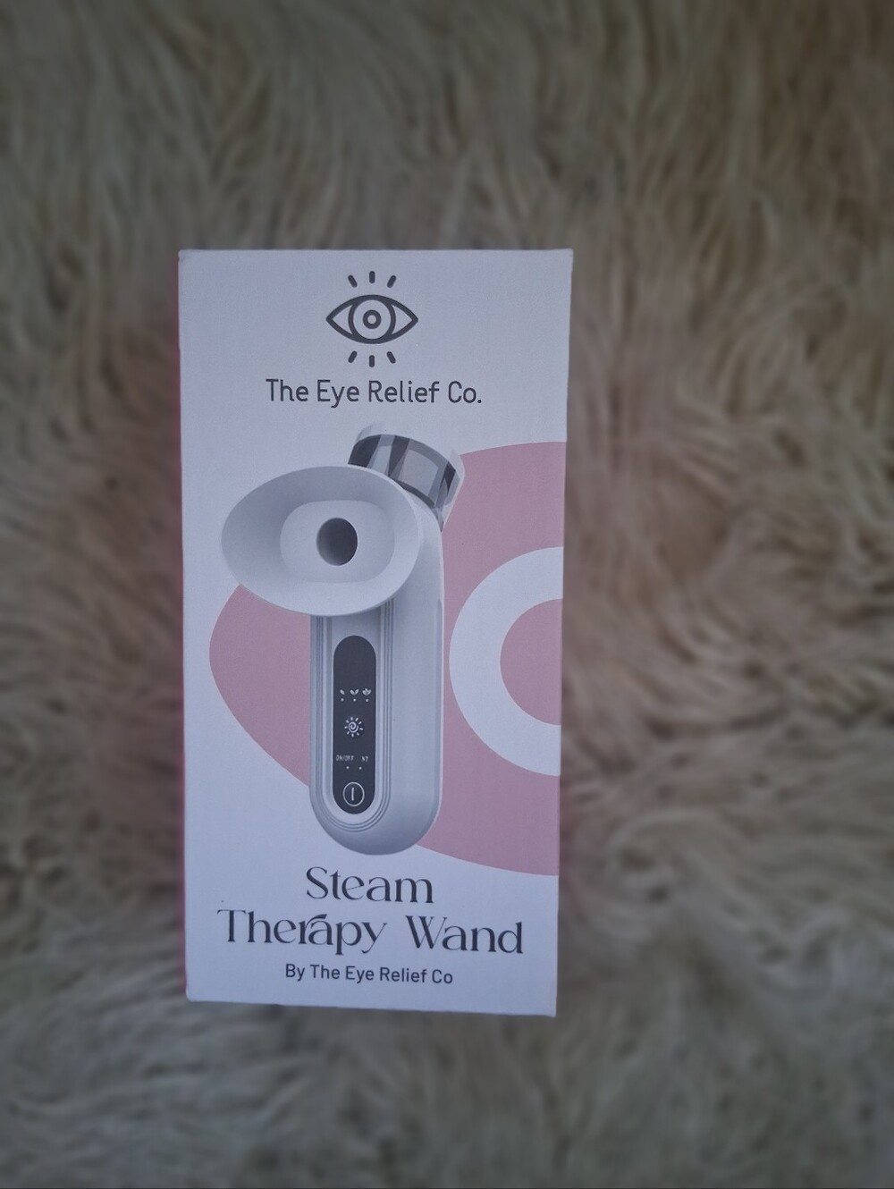 Steam Therapy Wand - White & Pink